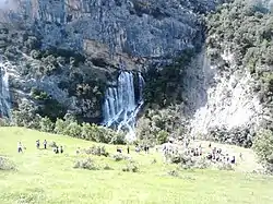 Sotira Waterfall from a distance