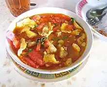 Soto kaki mencos (cow's foot tendons soto), a Betawi specialty