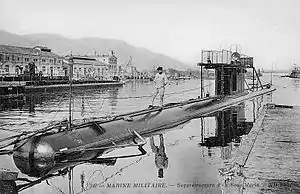 A sub at dock