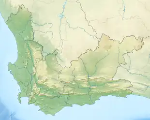 Map showing the location of Bracken Nature Reserve