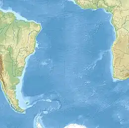 2021 South Sandwich Islands earthquakes is located in South Atlantic