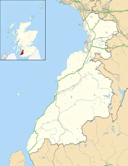 Barrhill is located in South Ayrshire