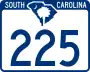 South Carolina Highway 225 marker