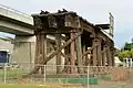 Historic timber viaduct remains