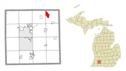 Location within Kalamazoo County