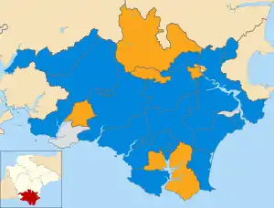 2007 results map