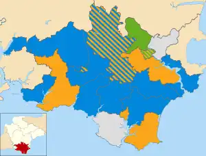 2019 results map