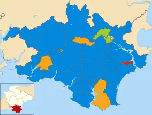 2011 results map