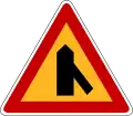 Traffic merge from right