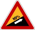 Ascending hill (10%)