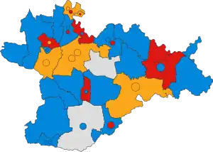 2023 results map