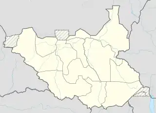 Rubkona is located in South Sudan