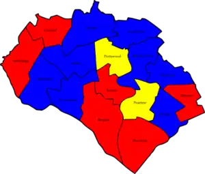 2007 results map