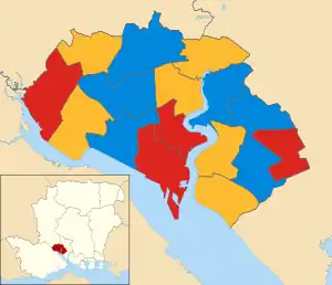 2003 results map