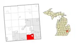 Location within Oakland County