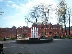 Sovetskaya Square in Klin