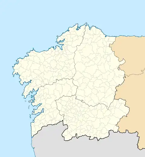 SCQ is located in Galicia