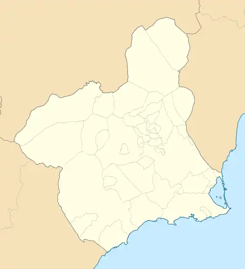 Beniel is located in Murcia