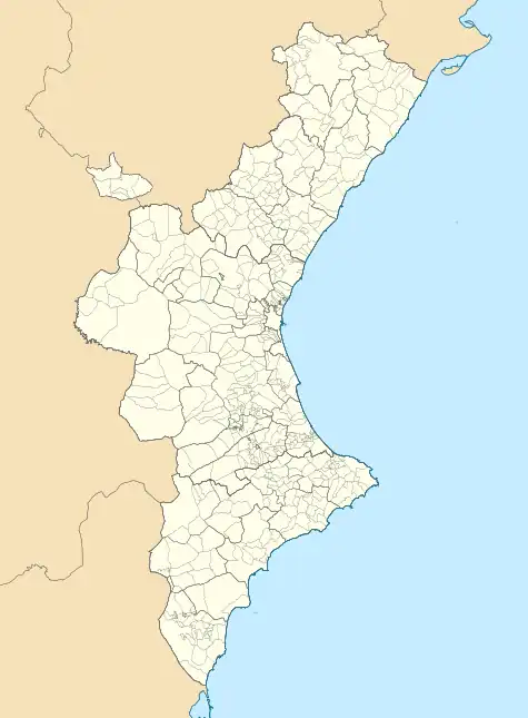 Benigànim is located in Valencian Community