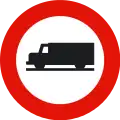 R-106No vehicles intended for the transport of goods