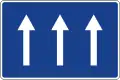 S-11bOne-way road (three lanes)