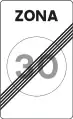 S-31End of speed limit zone