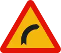 TP-13aDangerous curve to the right