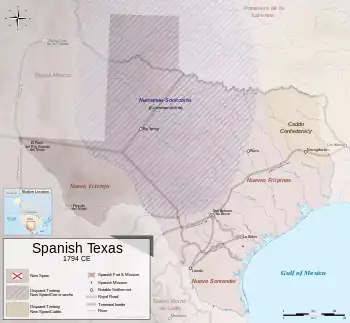 Image 18Spanish Texas in 1794 (from History of Texas)