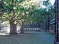 Courtyard at the centre of the hall