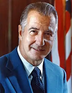 Image 31Spiro Agnew, 39th Vice President of the United States, is the highest-ranking political leader from Maryland since the nation's founding. (from Maryland)