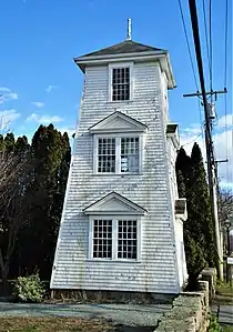 The "Spite Tower" in Adamsville, a hamlet of Little Compton, is a water tower which is purported to have been built out of spite.