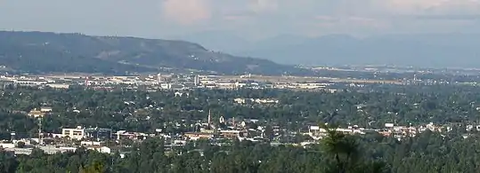 Spokane Valley, a suburb in the Spokane metropolitan area, and Washington's ninth largest city (since 2015)