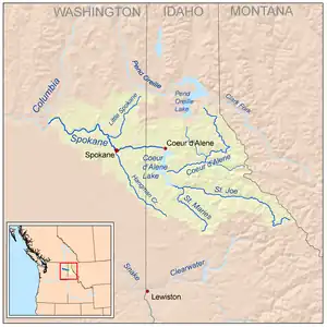 Spokane River drainage