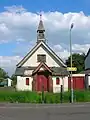 The old mission church next to the 'Springhill Institute'