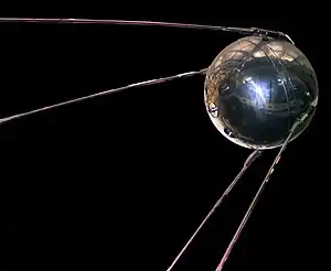 Sputnik 1 replica.