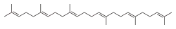 Squalene, a triterpene and universal precursor to natural steroids.