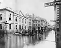 In 1886 during a flood