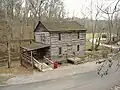 View of the gristmill from the front.