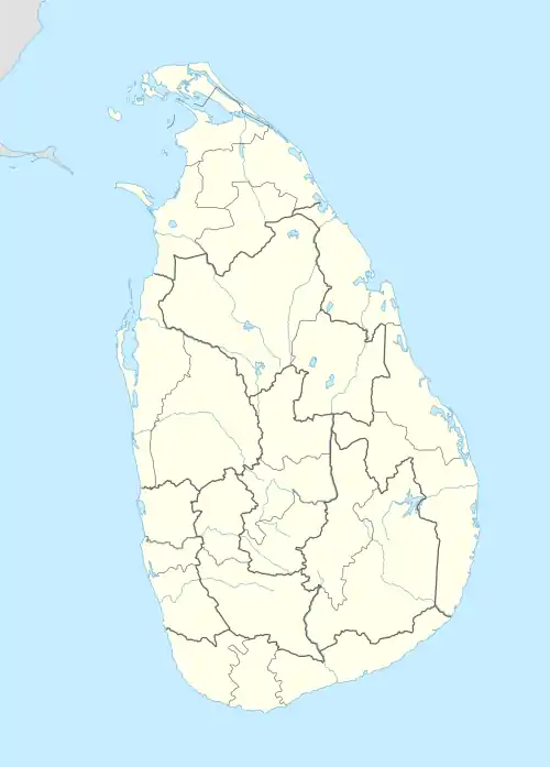 Modara is located in Sri Lanka