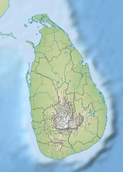 Piduruta is located in Sri Lanka