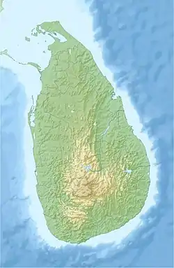 TRR is located in Sri Lanka