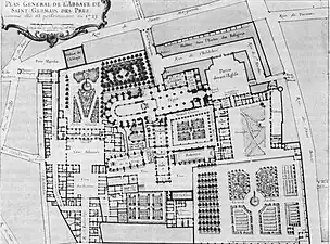 Plan of the Abbey (1723)