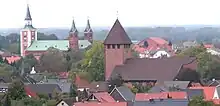 Churches of Saint Gertrud (left) and Saint Joseph (right)