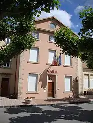 The town hall in Saint-Julien-en-Saint-Alban