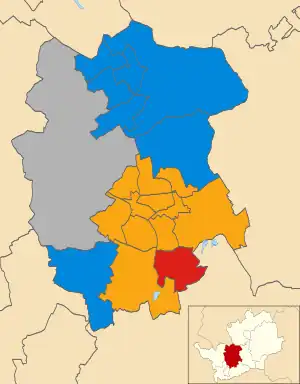 2019 results map