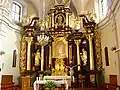 Main altar of St. Anthony church in Łódź