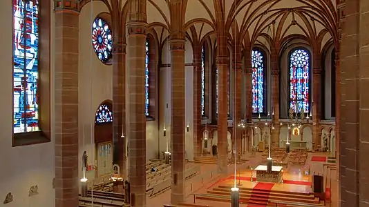 Interior from the organ loft