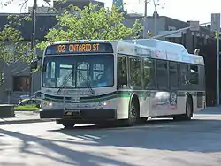 Bus 0805, a 2008 New Flyer DE40LFR.