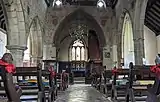 The church interior