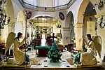 Church interior from the altar area